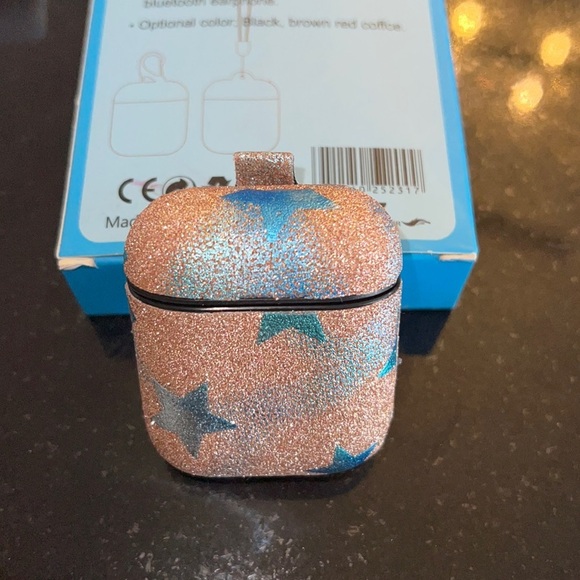 Glitter AirPods Case Pink Blue Sparkle Vibes - Brand New‎ - Picture 1 of 5